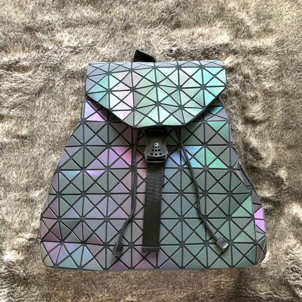 Holographic backpack matte. New, never used.